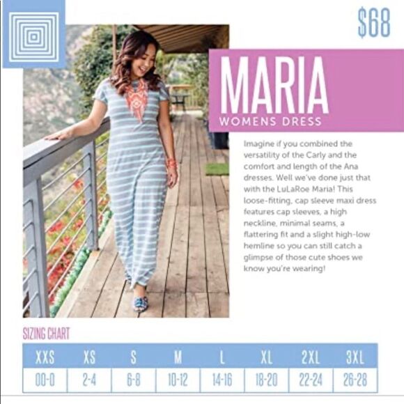 LuLaRoe Maria maxi dress in black acid wash XXS - Picture 5 of 6